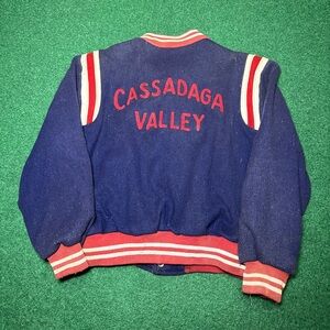Vintage 50s/60s Park Regal Cassadaga Valley New York S/M 22x24 Varsity Jacket